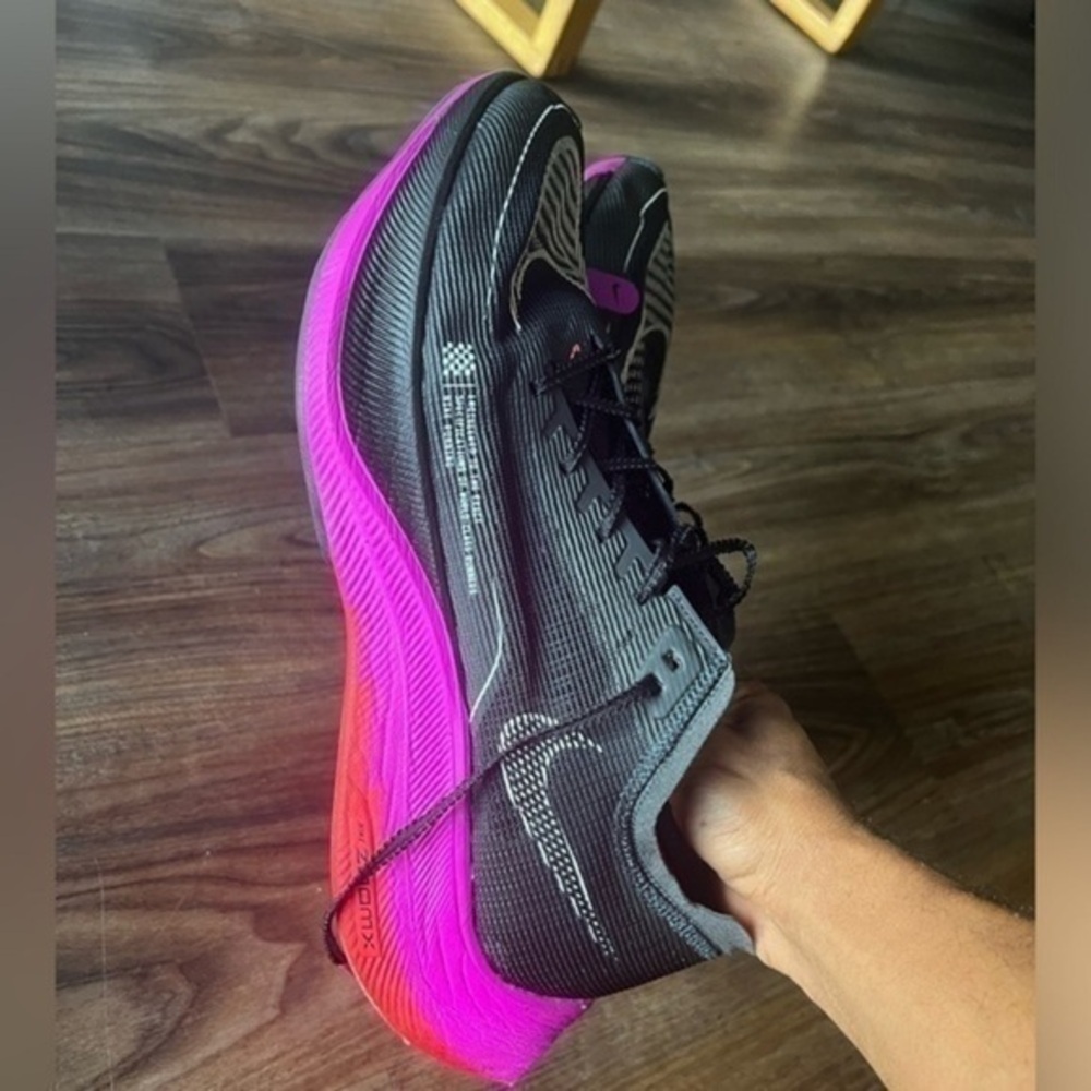 Nike ZoomX Vaporfly Next% 2 Raptors Mens Size 13 Black Flash Crimson CU4111 002